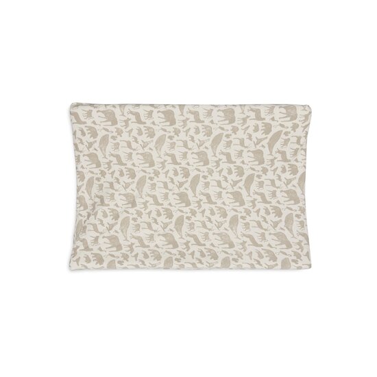 Jollein Housse matelas à langer Jersey animals Nougat 50x70 cm Jollein Housse matelas à langer Jersey animals Nougat 50x70 cm