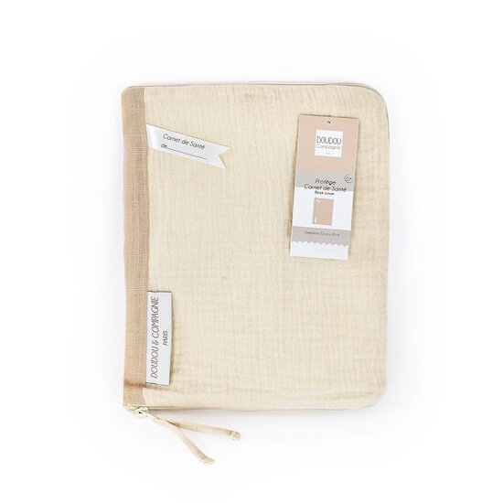 Doudou & Compagnie Carnet de santé Beige 