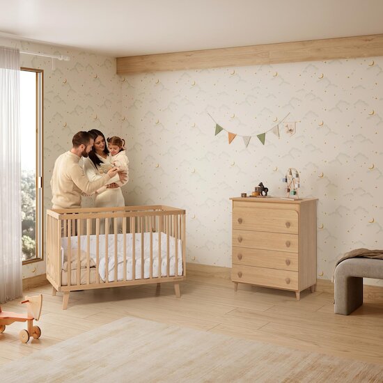 Micuna Lit Bébé Mencia Wood 60x120 cm Micuna Lit Bébé Mencia Wood 60x120 cm