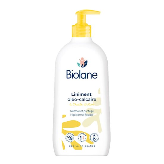 Biolane Liniment oléo-calcaire Jaune et blanc 