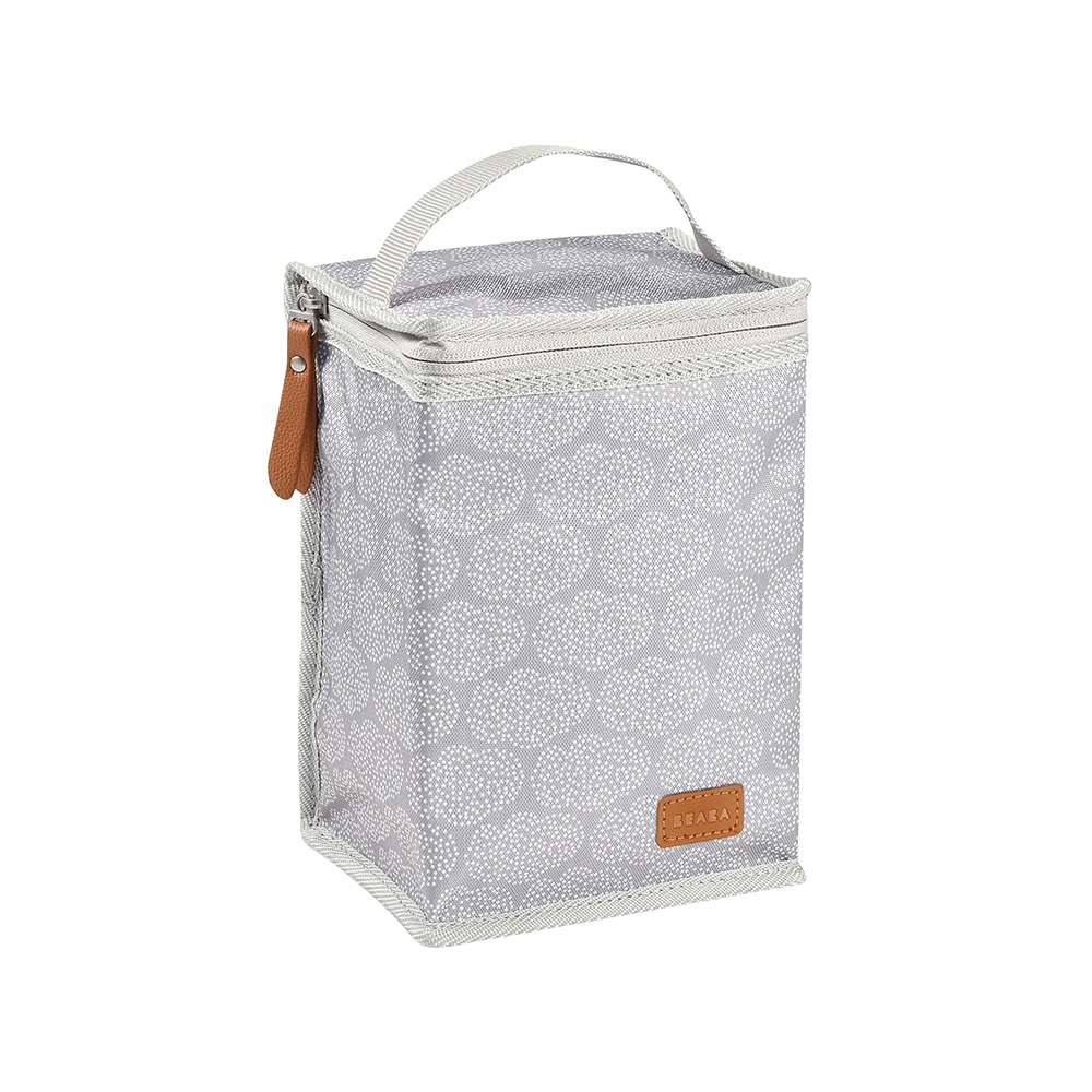 Beaba - Pochette repas isotherme GRIS Béaba