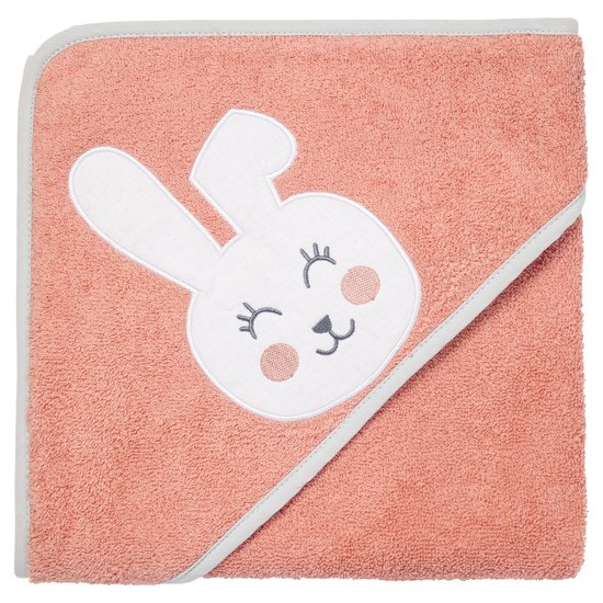 BabyCalin Cape de bain Lapin  80x80 cm BabyCalin Cape de bain Lapin  80x80 cm