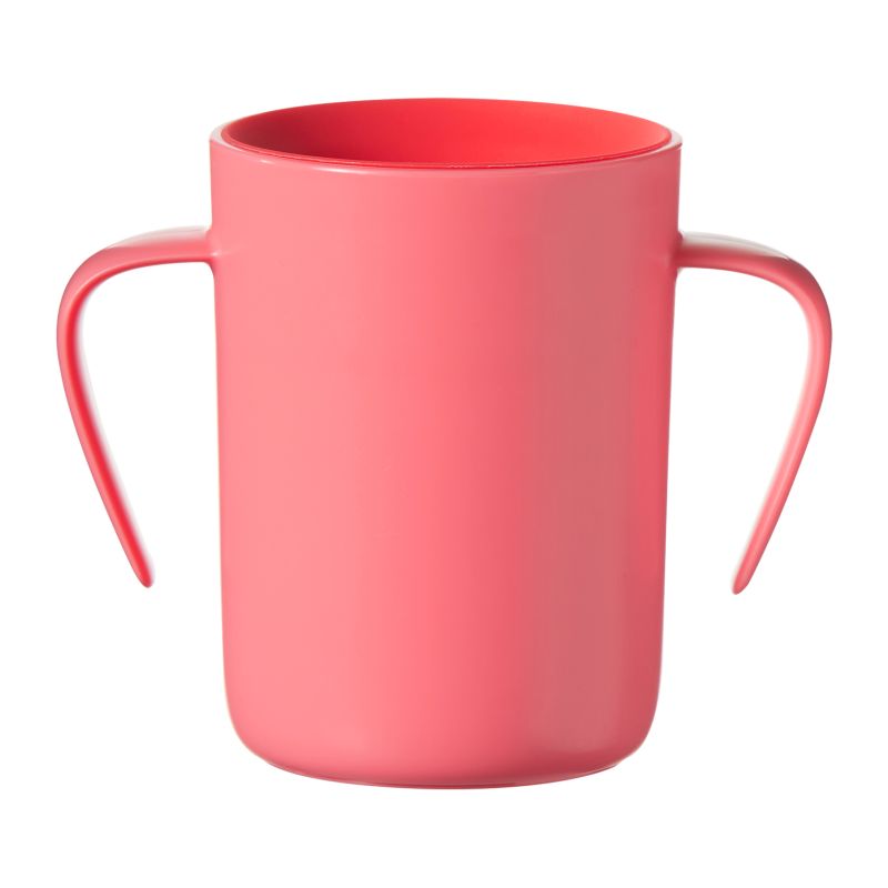 Tasse 360° avec anse sans décor ROUGE Tommee Tippee