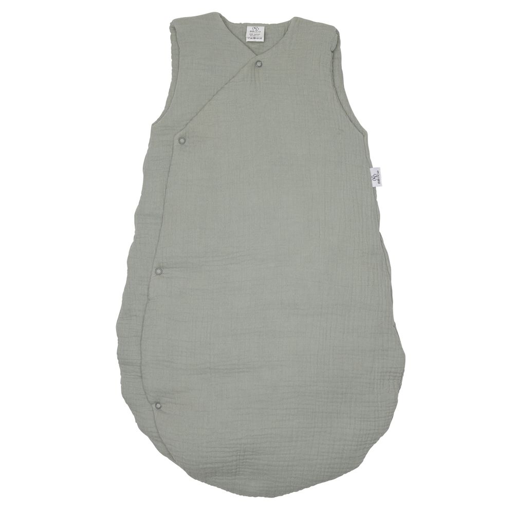 BB & Co - Gigoteuse double gaze ouatinée forme kimono - Mix & Match VERT BB&Co