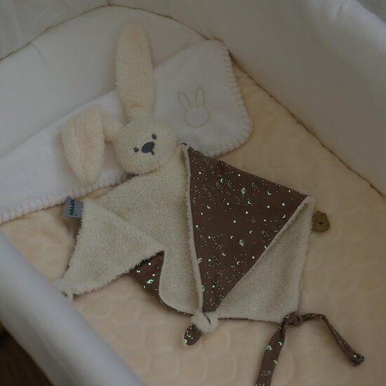 Nattou Maxi doudou Lapidou Teddy Glow Blanc  Nattou Maxi doudou Lapidou Teddy Glow Blanc