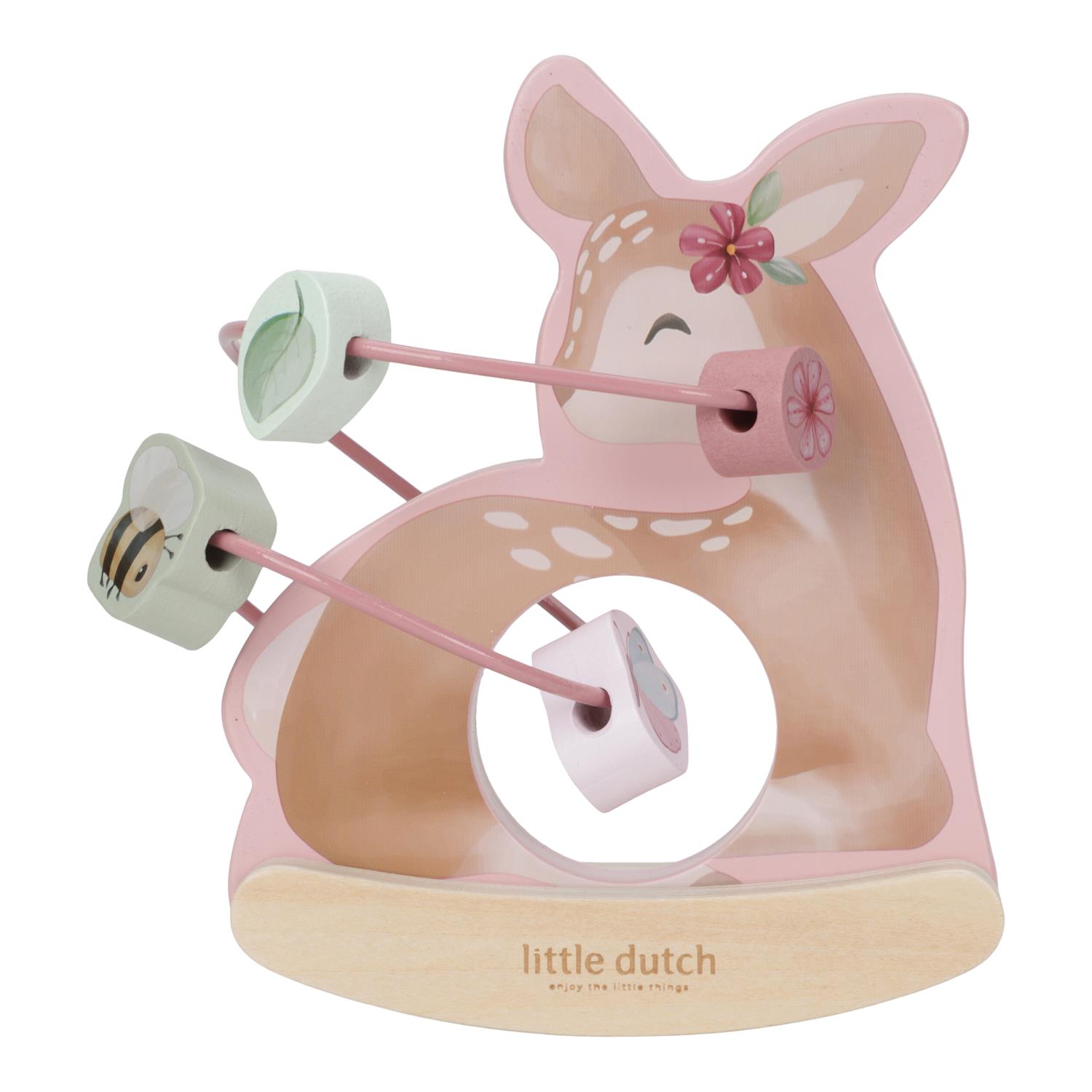 Mini boulier à bascule faon en bois FSC MULTICOLORE Little Dutch