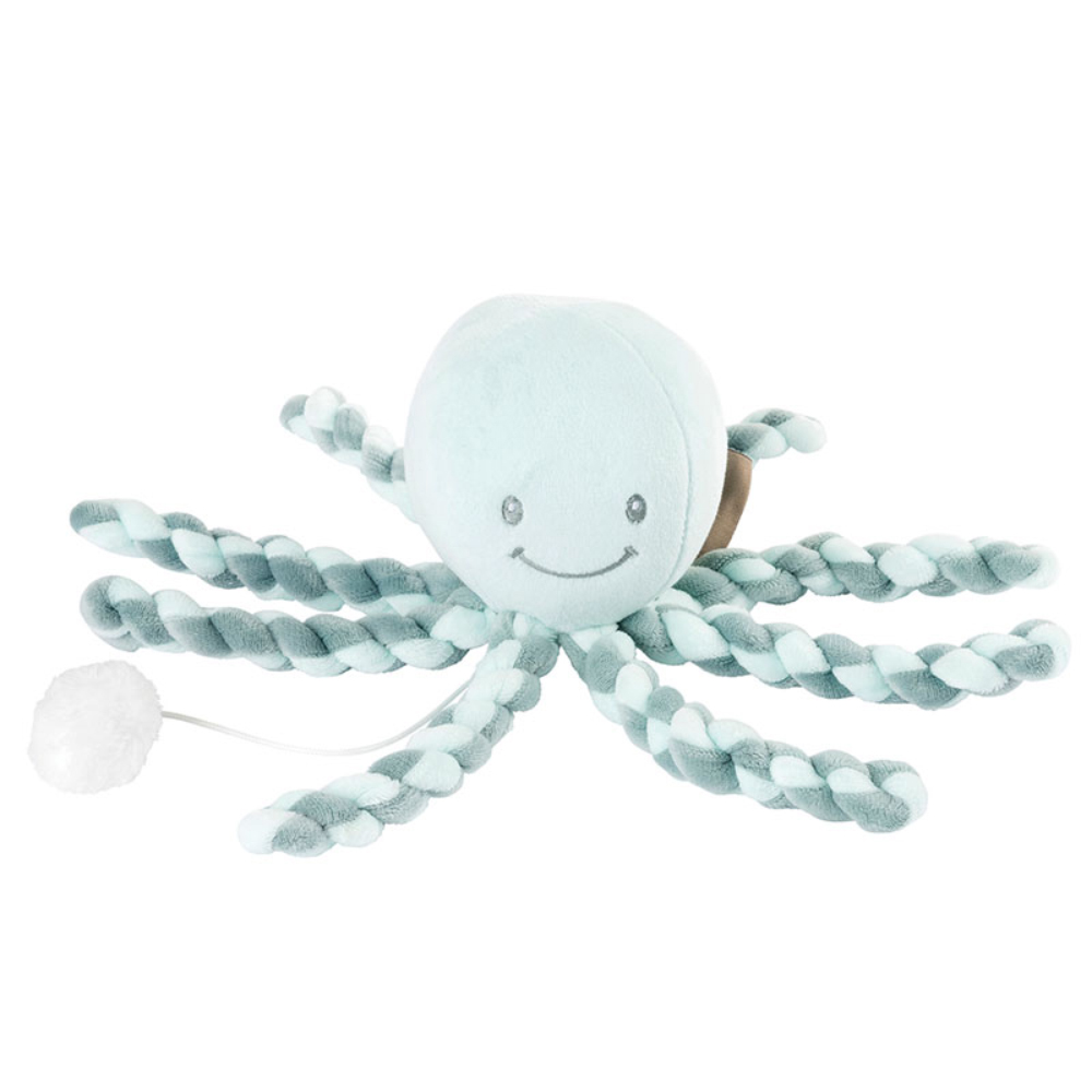 Nattou - Peluche musicale poulpe VERT Nattou