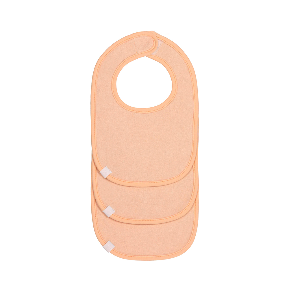 Lot 3 bavoirs naissance ORANGE Lässig