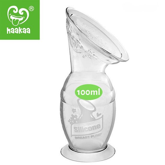 Haakaa Recueil-lait Silicone Haakaa avec base ventouse Transparent 100 ml