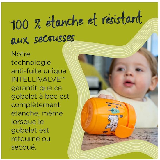 Tommee Tippee Tasse d’apprentissage à bec Vert 240 ml Tommee Tippee Tasse d’apprentissage à bec Vert 240 ml