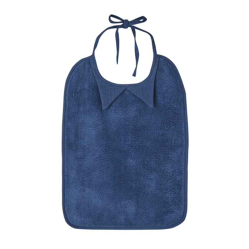 Grand bavoir bambou BLEU BB&Co