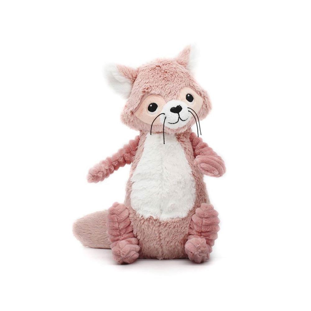 LES DEGLINGOS - Peluche Ptipotos Raton Laveur ROSE Les Déglingos