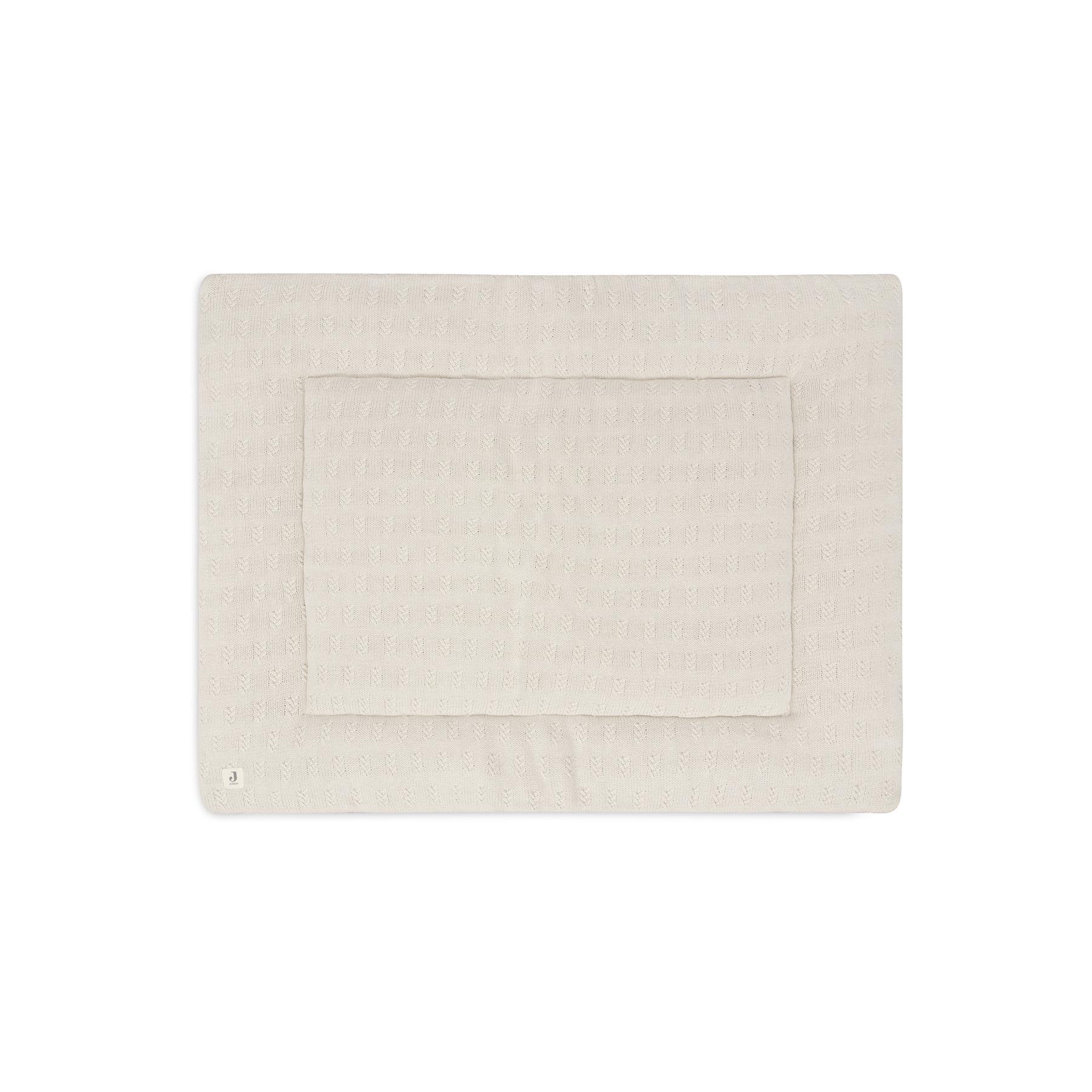 Tapis de parc grain knit BLANC Jollein