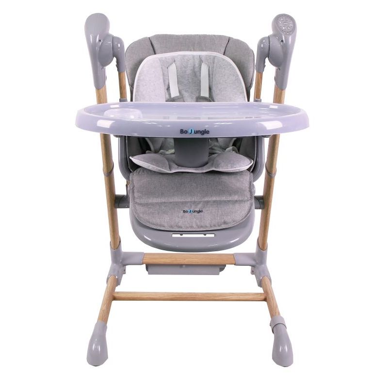 B-chaise haute avec balancement GRIS Bo Jungle