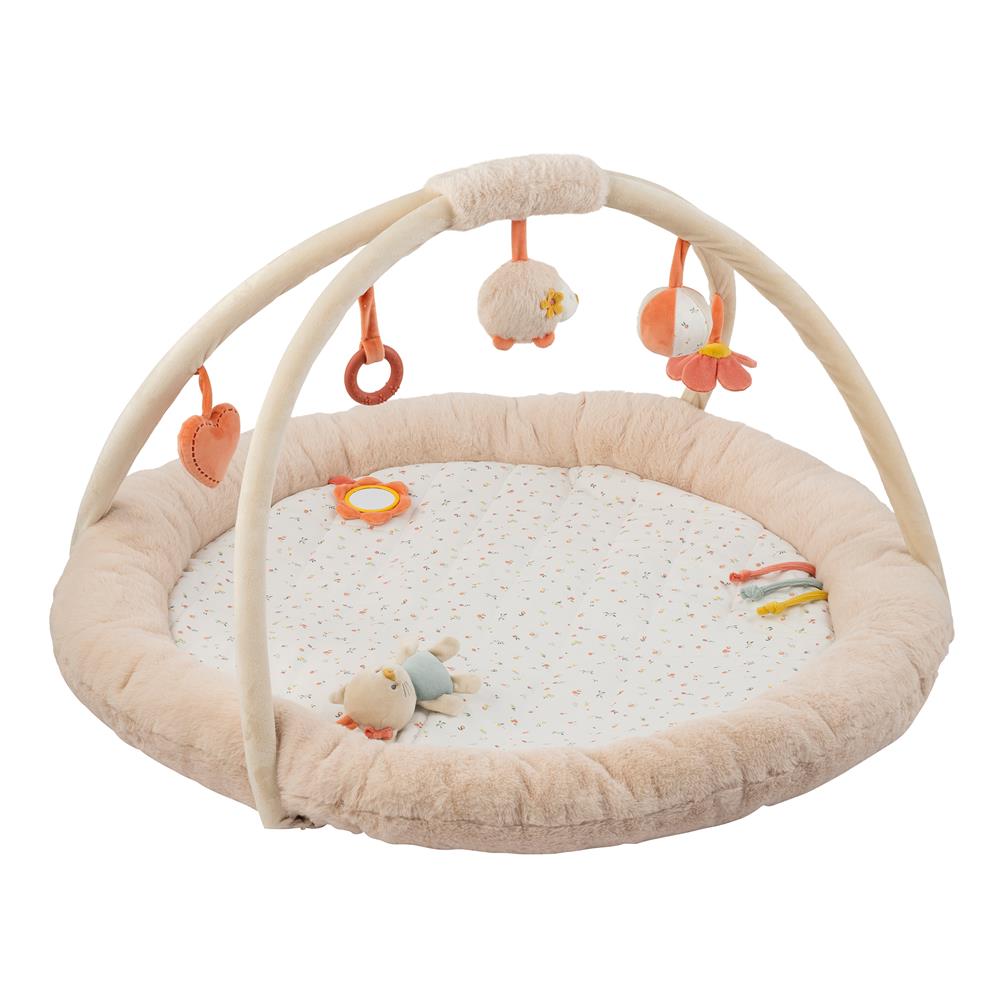 Tapis pouf d'éveil avec arches Mila, Zoé et Lana BEIGE Nattou