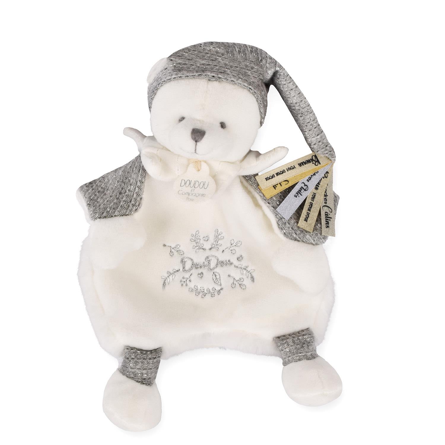 Doudou 25 ans cape ours GRIS Doudou & Compagnie