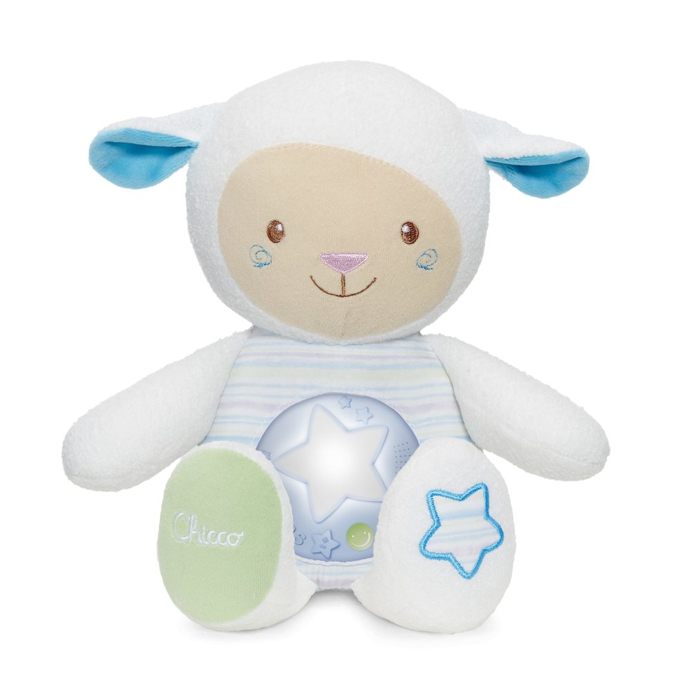 Peluche d'aide au sommeil Mouton Tendres Mots Doux BLEU Chicco