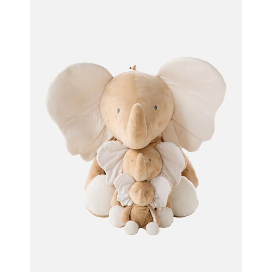 Noukie's Peluche small Bali & Moka Bali Ecru  Noukie's Peluche small Bali & Moka Bali Ecru