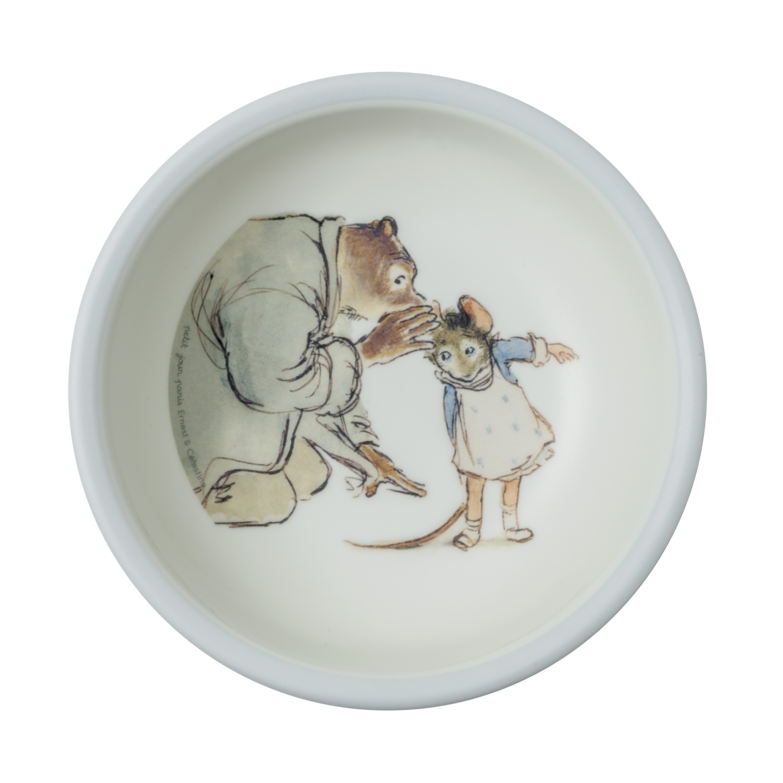 Bol Ernest et Celestine BLEU petit jour paris