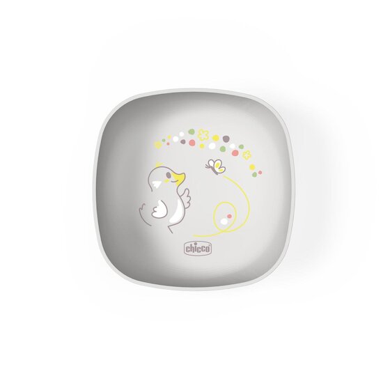Chicco Bol Avec Couvercle Gris 