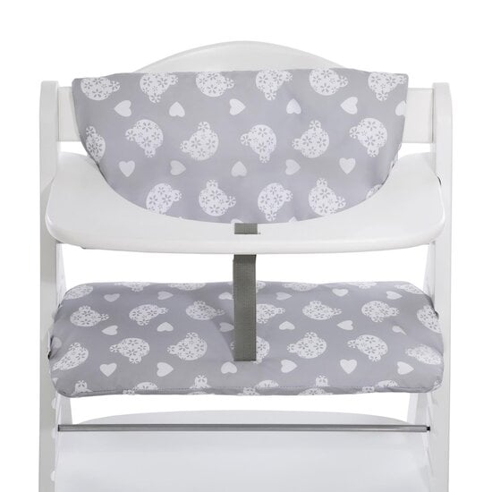 Hauck Coussin chaise haute Highchair Pad Deluxe Teddy Grey 