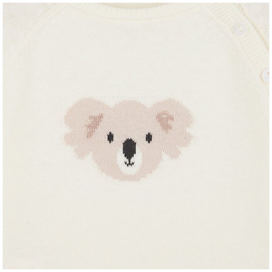 Marèse Ensemble pull + pantalon Petit Koala Écru 