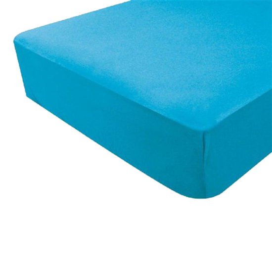 Domiva Drap housse Jersey Turquoise 