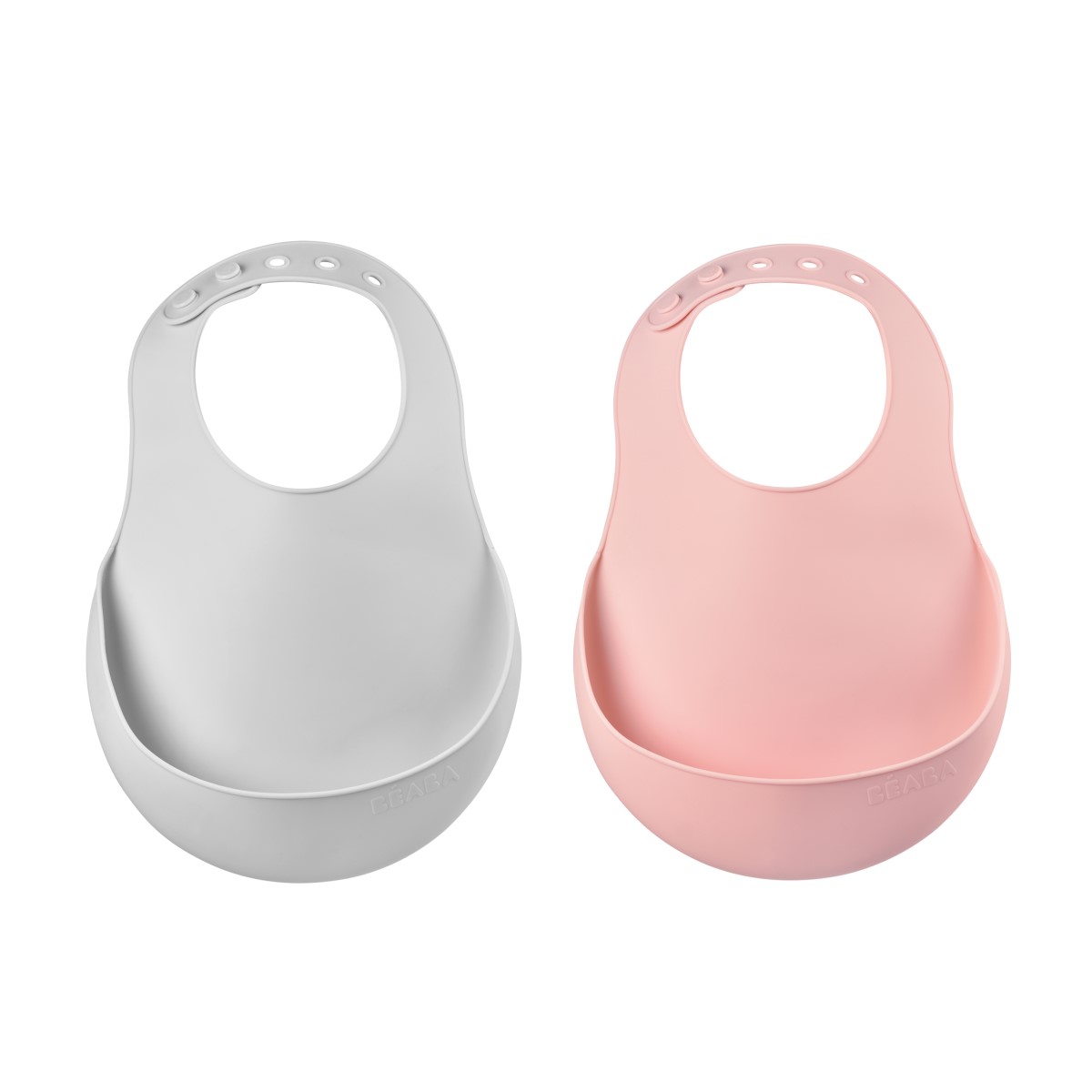 Beaba - 2 bavoirs silicone MULTICOLORE Béaba