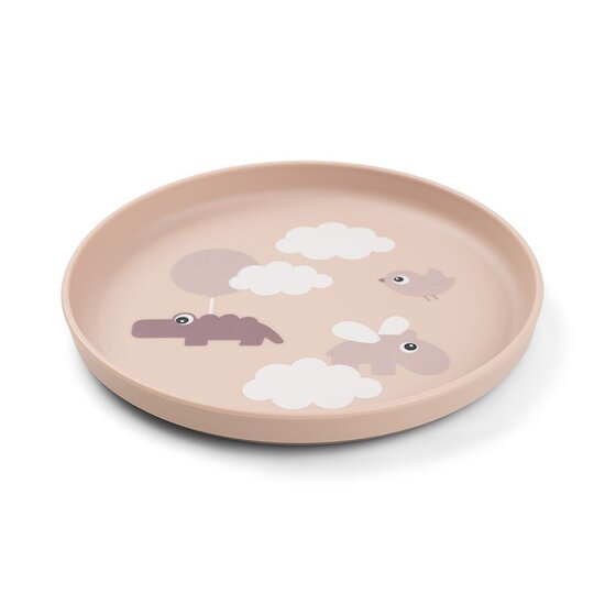 Done by Deer Assiette happy clouds Foodie Rose 20 cm Done by Deer Assiette happy clouds Foodie Rose 20 cm