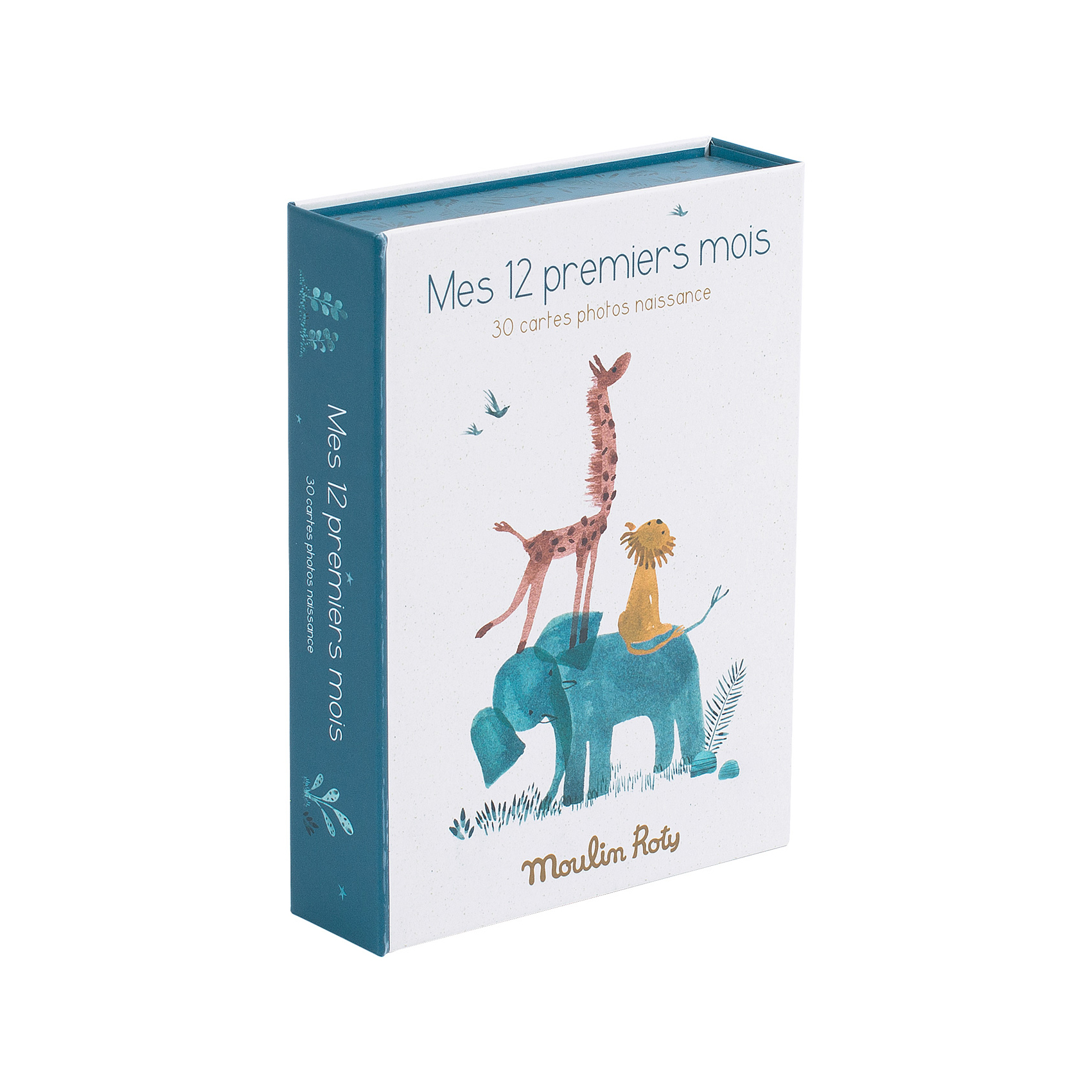 Cartes Mes 12 premiers mois Sous mon baobab MULTICOLORE Moulin Roty