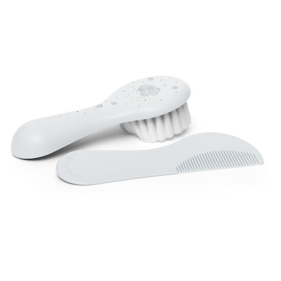 Suavinex Brosse et peigne Bleu 