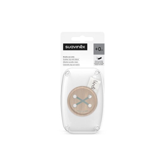 Suavinex Attache-Sucette Ruban Birdies Vert  Suavinex Attache-Sucette Ruban Birdies Vert