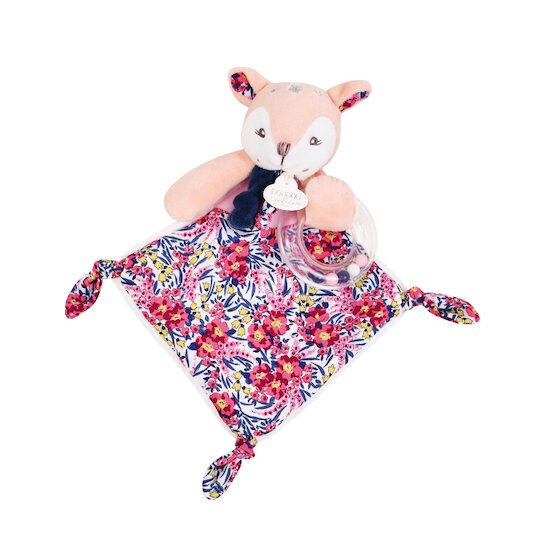 Doudou & Compagnie Doudou Hochet Boh'aime Faon Rose 