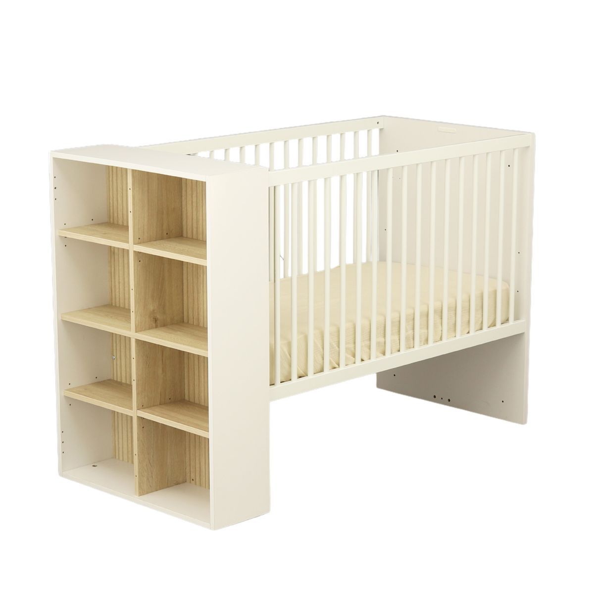 Sauthon - Lit bébé transformable Paloma BLANC Sauthon