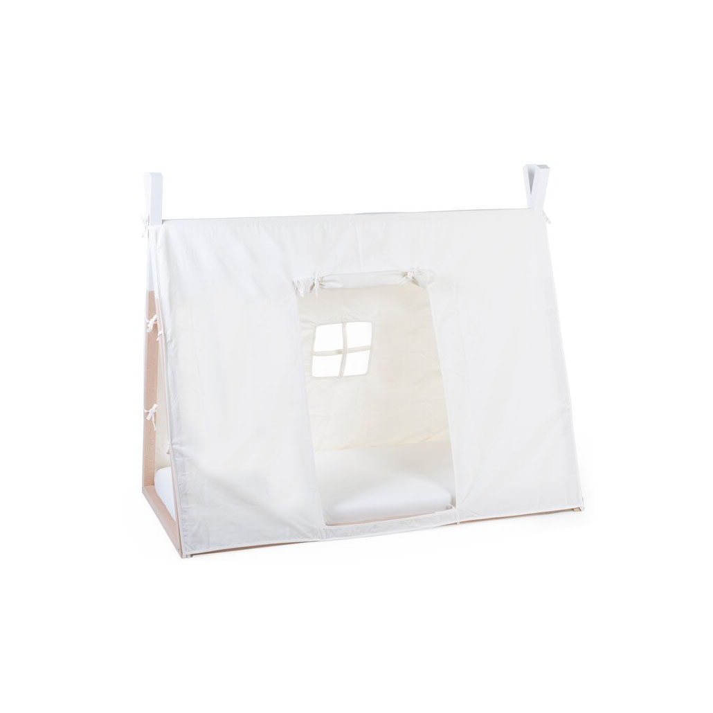 Toile Pour Lit Tipi BLANC Childhome
