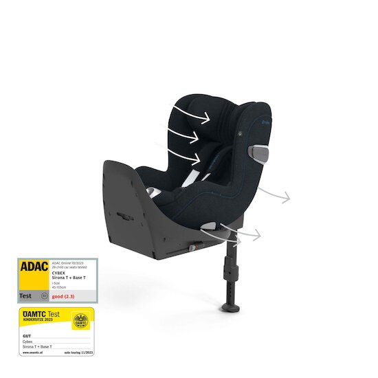 Cybex Siège Auto Sirona T i-Size Tissu Plus Nautical Blue  Cybex Siège Auto Sirona T i-Size Tissu Plus Nautical Blue