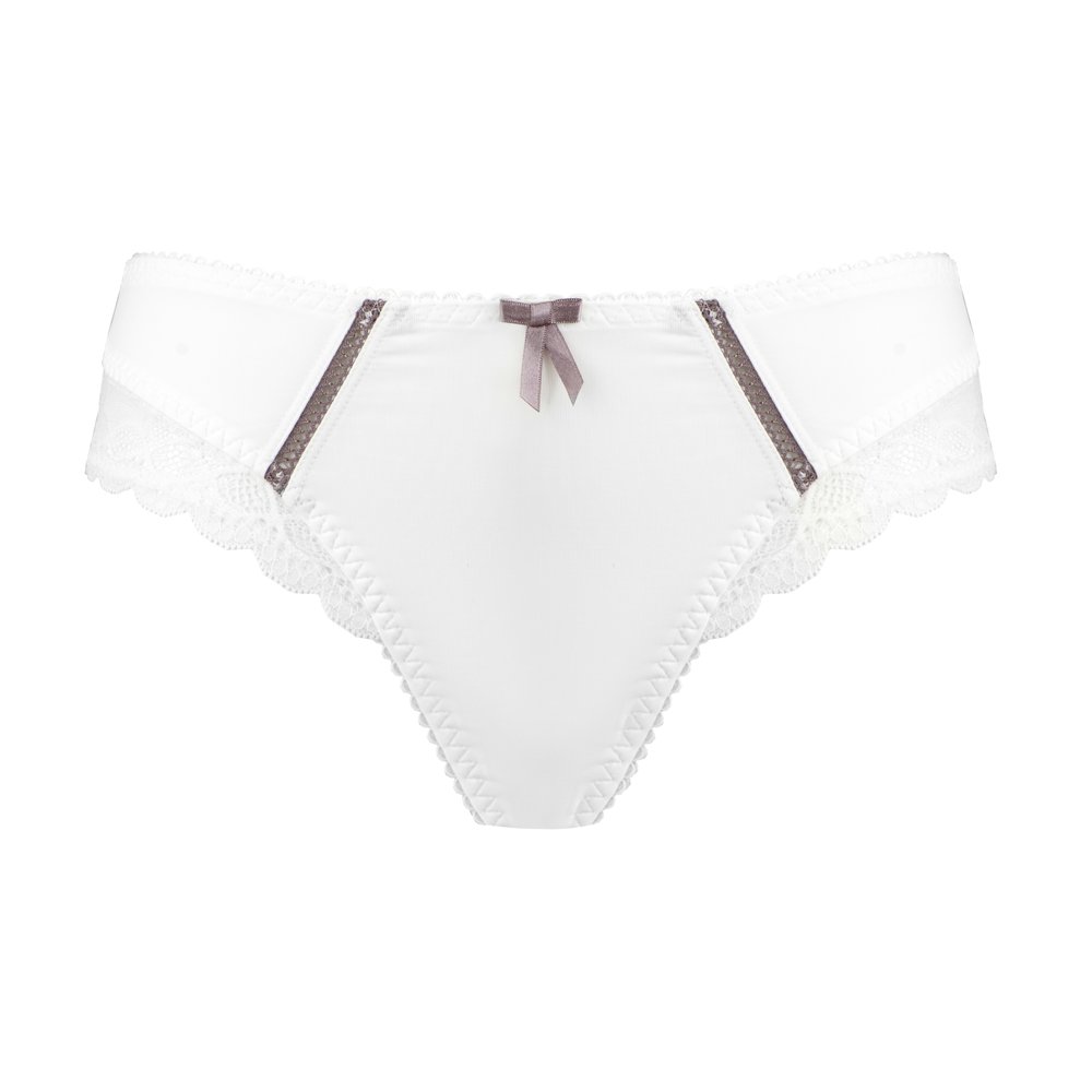 Shorty taille basse maternité Perle GRIS Cache cœur
