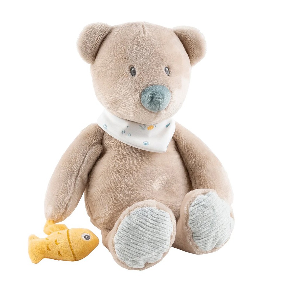 Nattou - Peluche ours Jules Roméo et Jules BEIGE Nattou