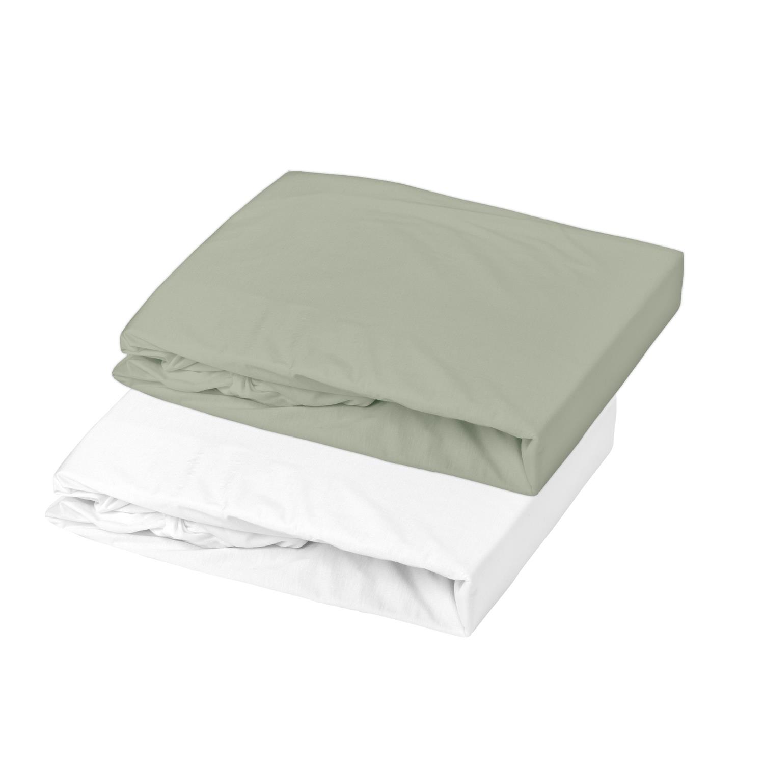 Lot 1 Alèse Pu + 1 Drap Housse VERT Mon P'tit Dodo