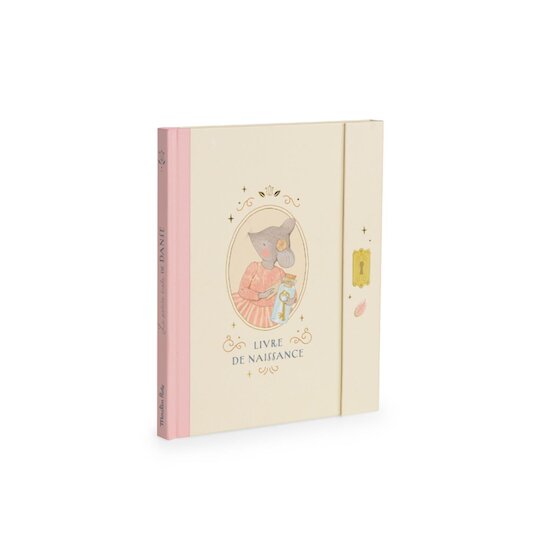 Moulin Roty Livre de naissance La petite école de danse Crème/rose 