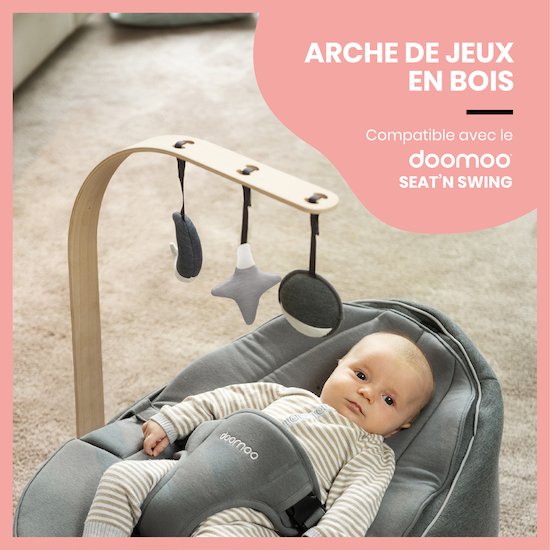 Babymoov Arche d'éveil en bois pour Doomoo Seat'n Swing  
