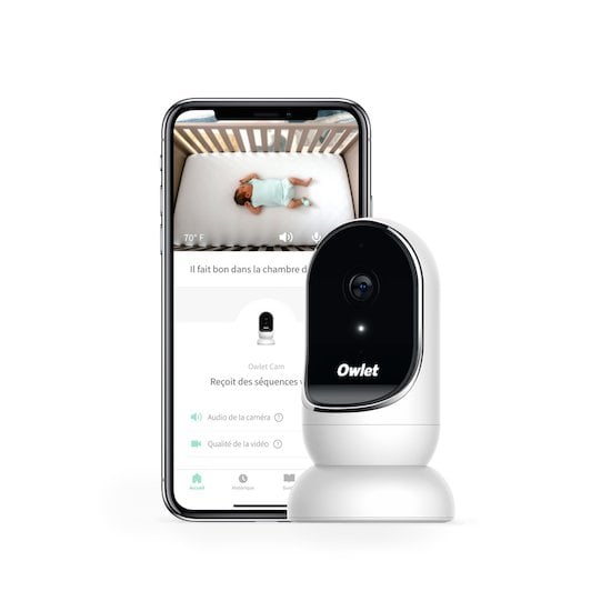 Système de surveillance Smart Cam, Babyphone et écoute bébé de Owlet