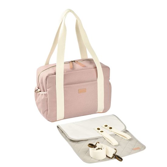 Béaba Sac à langer Paris rose poudré  Béaba Sac à langer Paris rose poudré