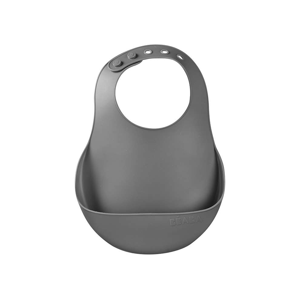 Beaba - Bavoir silicone BLEU Béaba
