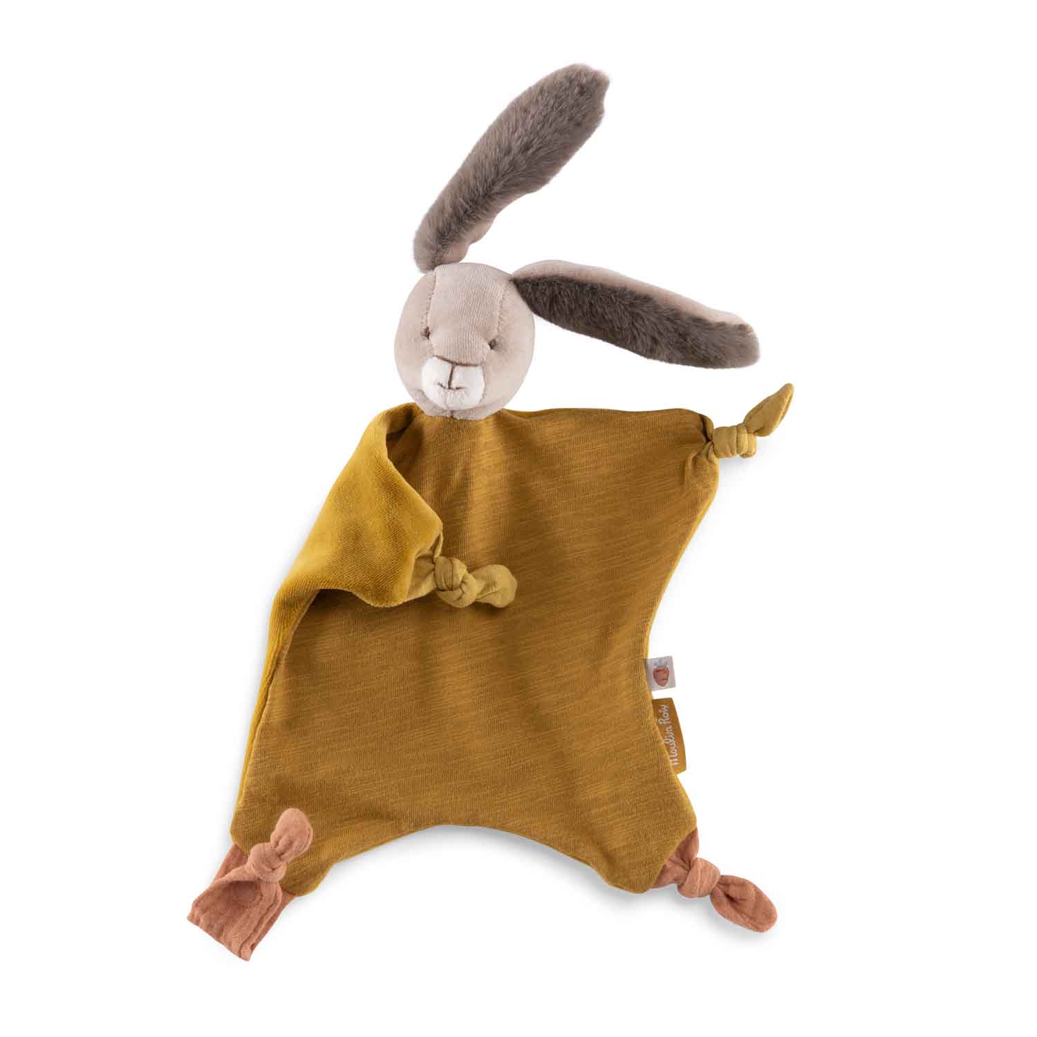MOULIN ROTY - Doudou lapin ocre MULTICOLORE Moulin Roty
