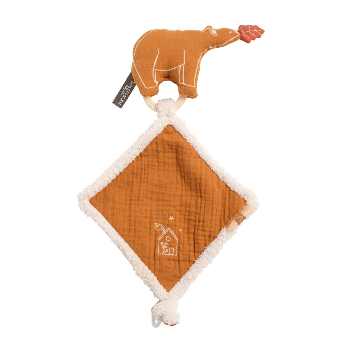 Sauthon - Doudou mouchoir Orsino BEIGE Sauthon