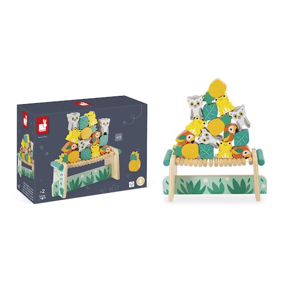Janod Jeu d'équilibre Tropik Multicolore  Janod Jeu d'équilibre Tropik Multicolore