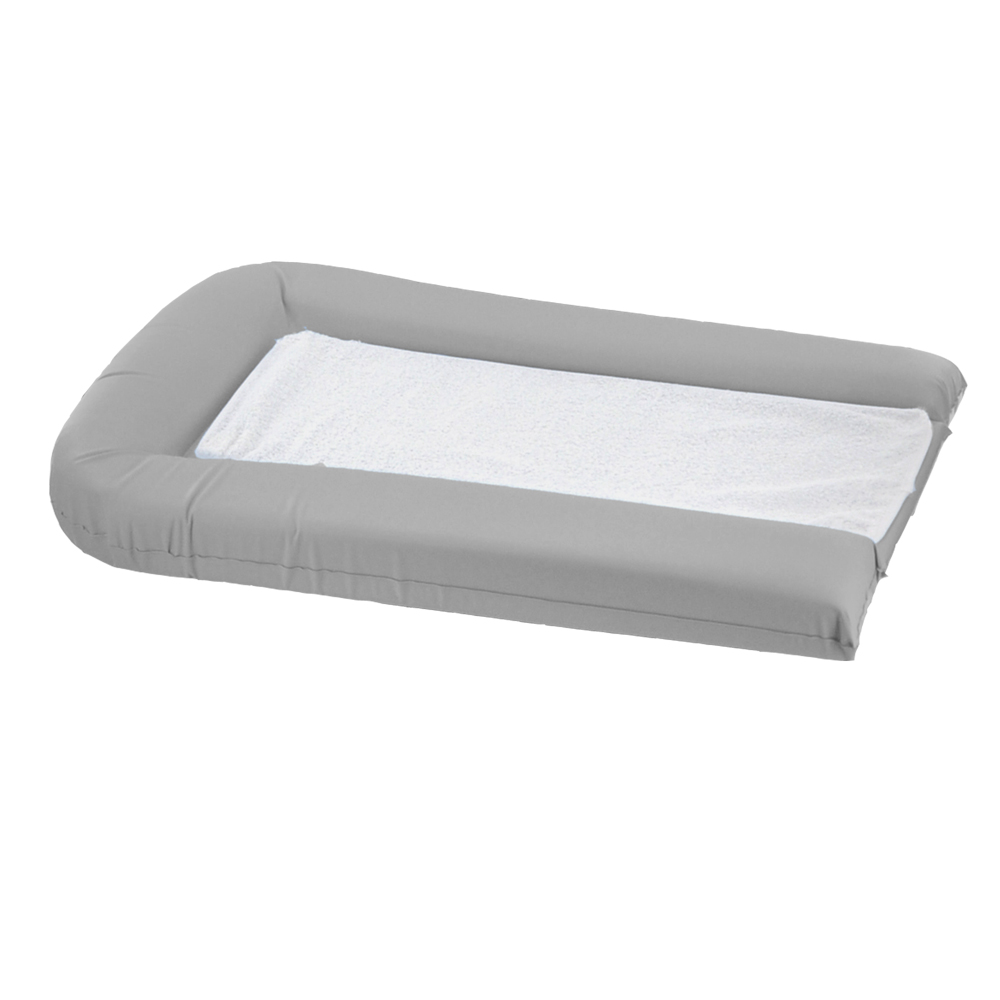 Domiva - Matelas à langer PVC + 2 éponges amovibles GRIS Domiva