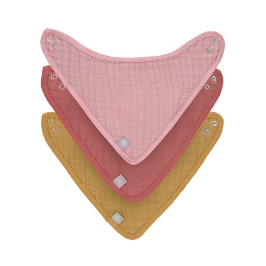 Lässig 3 bandanas en mousseline/éponge  