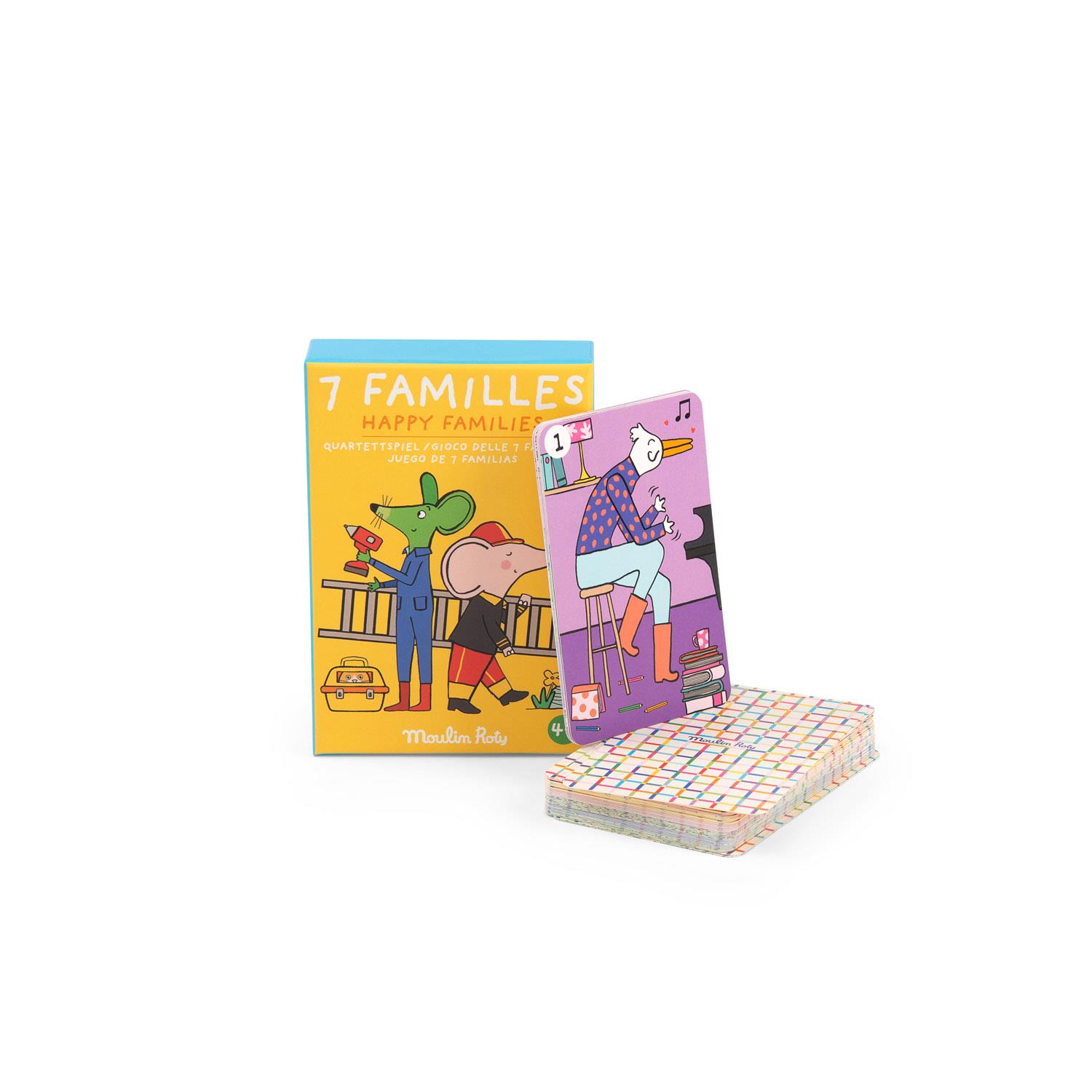 MOULIN ROTY - Jeu de 7 familles Les Loufoques MULTICOLORE Moulin Roty